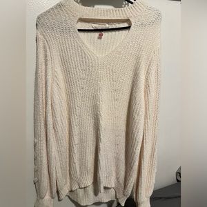 Cream color xl sweater